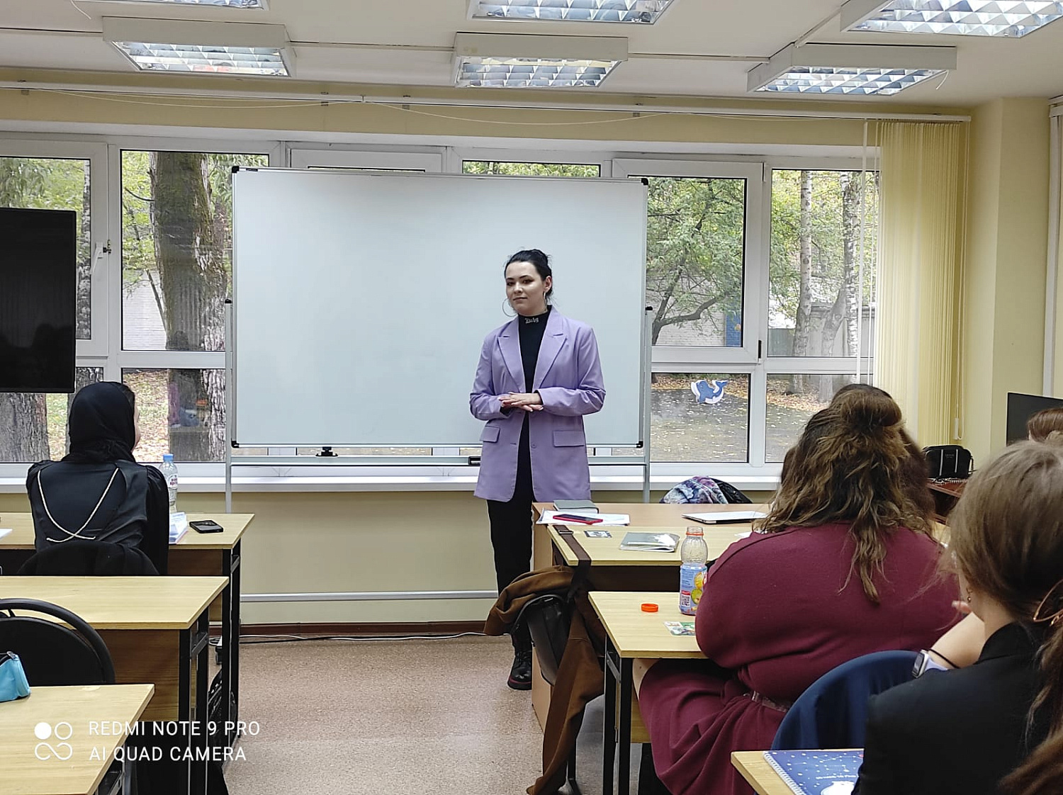 На факультете журналистики состоялась встреча с выпускницей 2020 года А. Румянцевой
